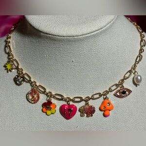 Cool Colorful Charm Necklace for Young People